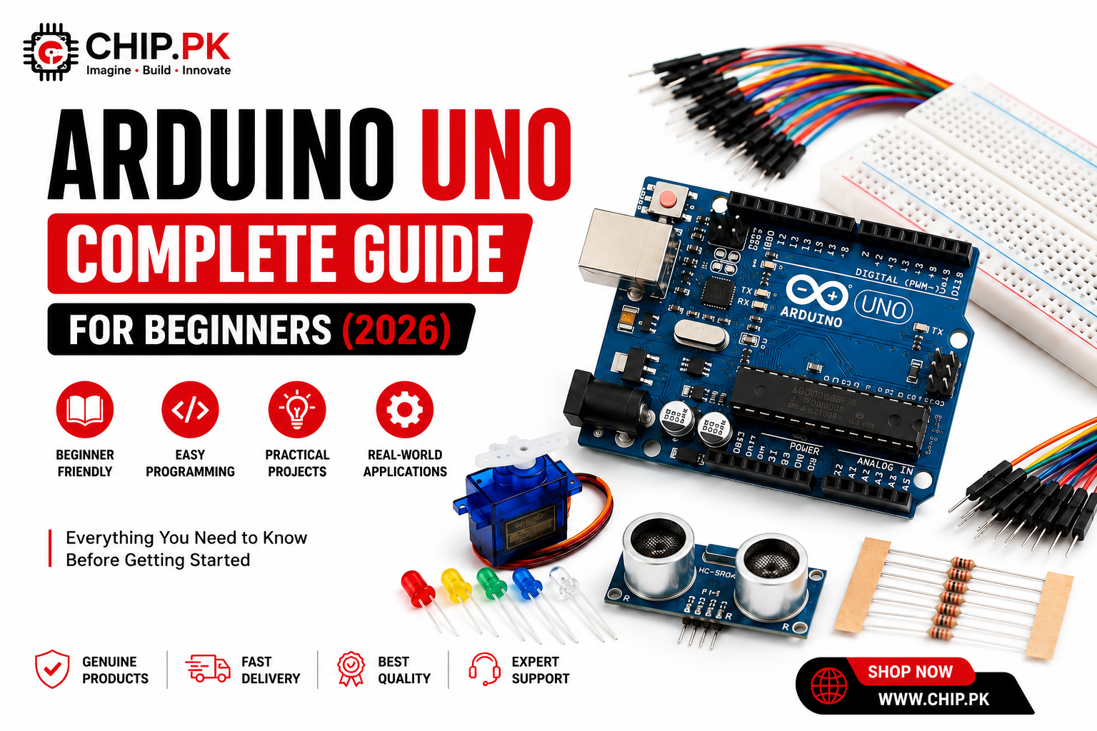 Arduino Uno Complete Guide for Beginners (2026)