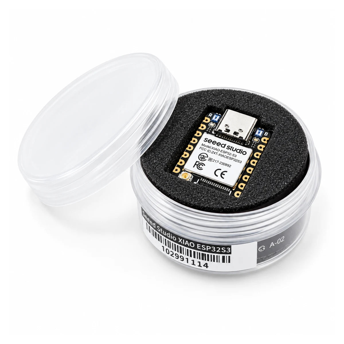 Seeed XIAO ESP32-S3 board with USB Type-C connector