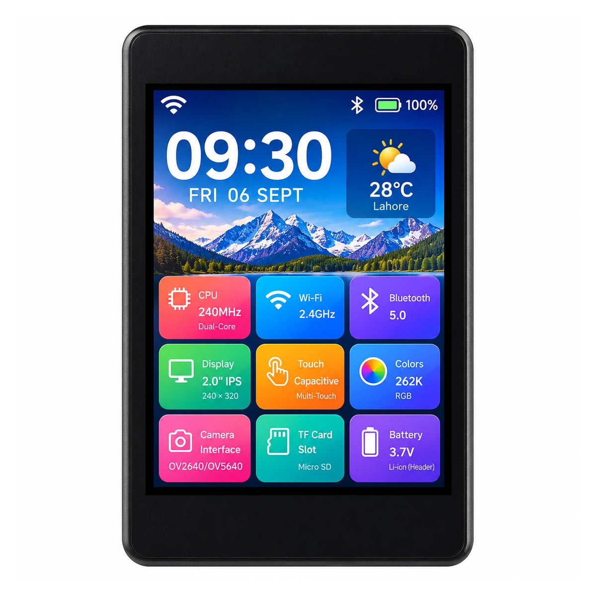 Waveshare ESP32-S3 2 Inch IPS Capacitive Touch Display