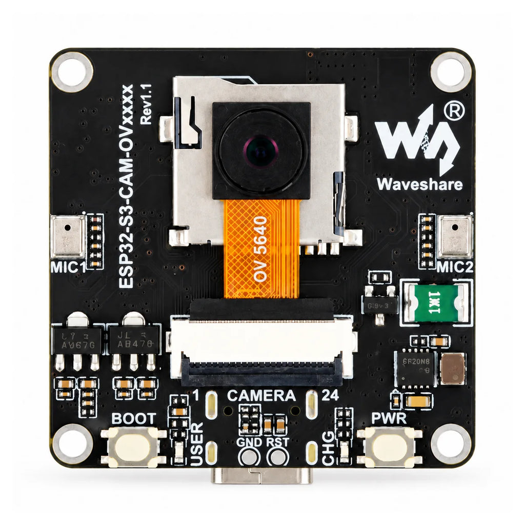Waveshare ESP32-S3 Camera Development Board with OV5640