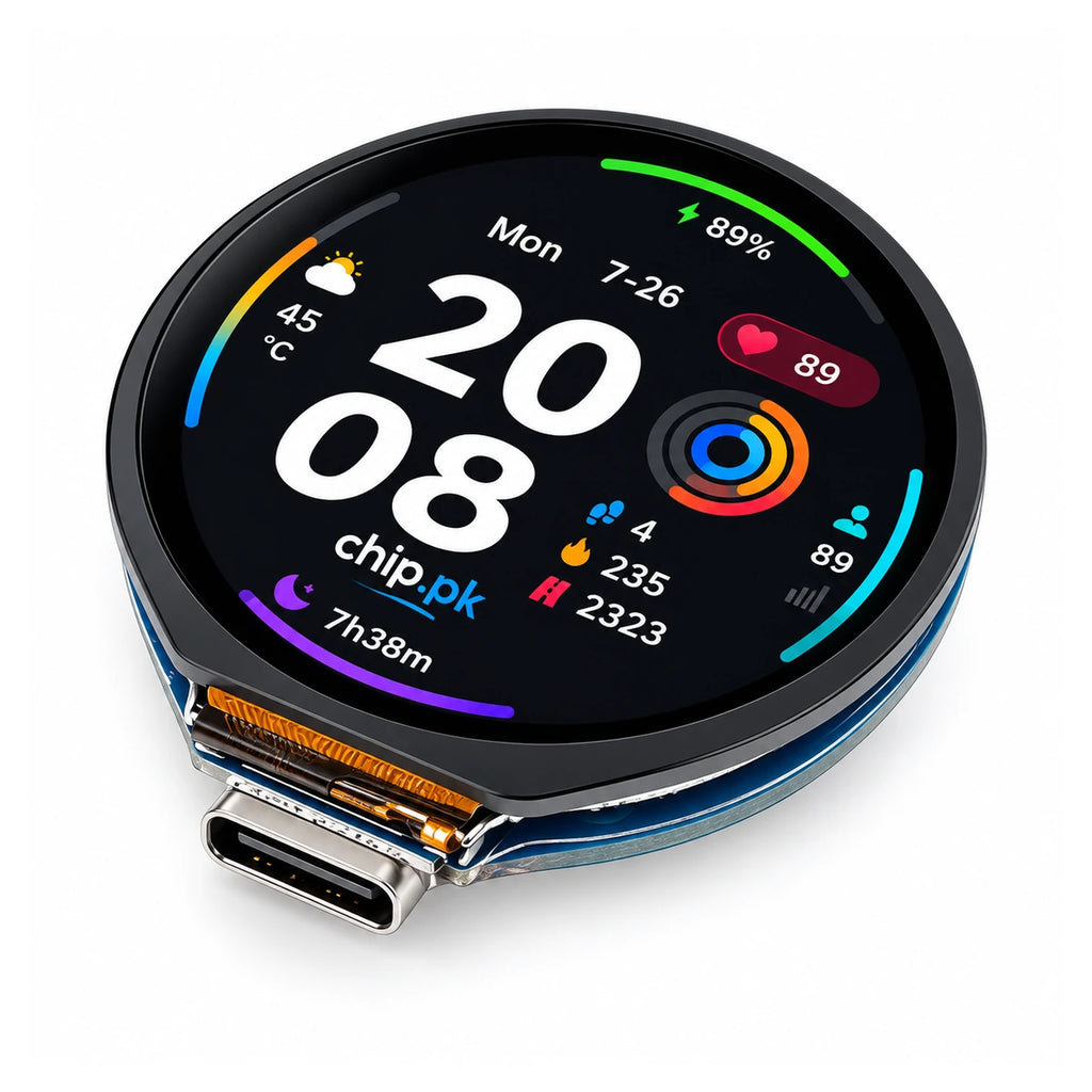 ESP32-S3 1.28 inch round IPS capacitive touch display
