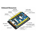Waveshare 2 inch ESP32 touch display onboard resources