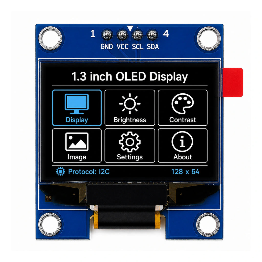 1.3 Inch OLED Display 128x64 I2C SH1106 Module