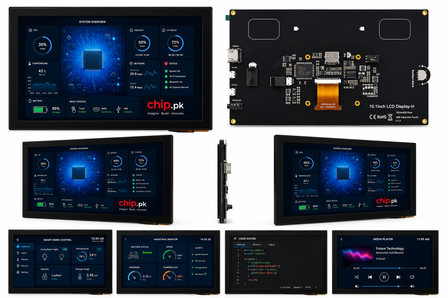 10.1 Inch HDMI IPS Display
