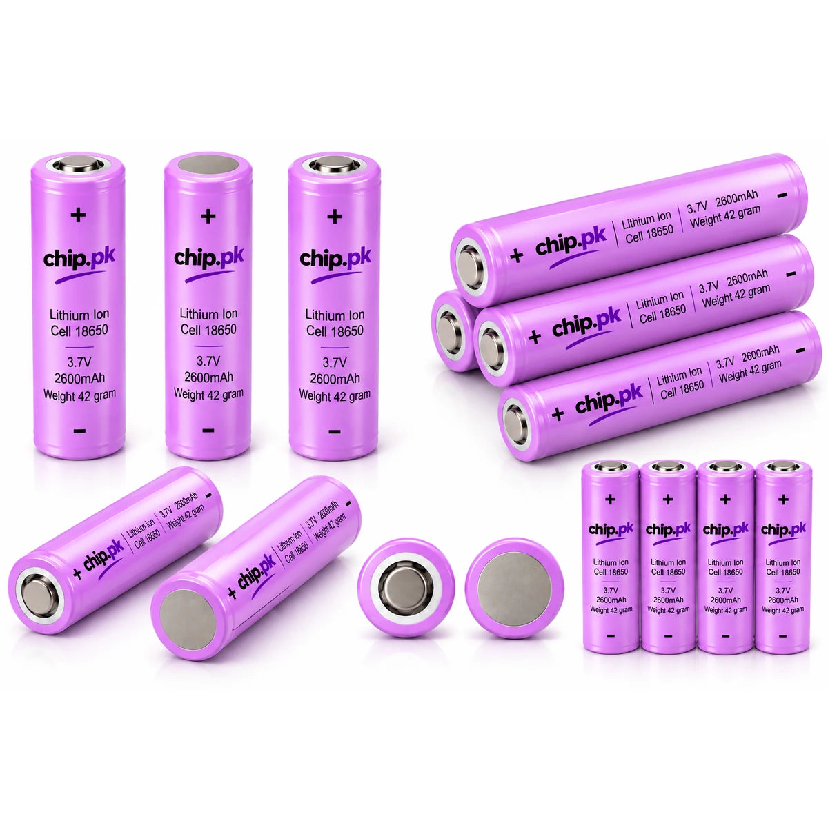 18650 3.7V rechargeable battery cell for compatible portable electronics