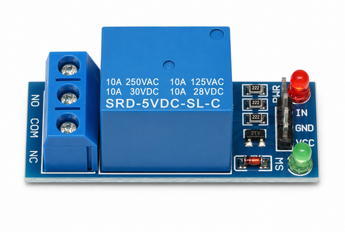 1 Channel 5V Relay Module with Optocoupler for Arduino & ESP32 state view