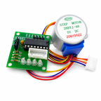 28BYJ-48 5V Stepper Motor with ULN2003 Driver Board for Arduino & ESP32 front side