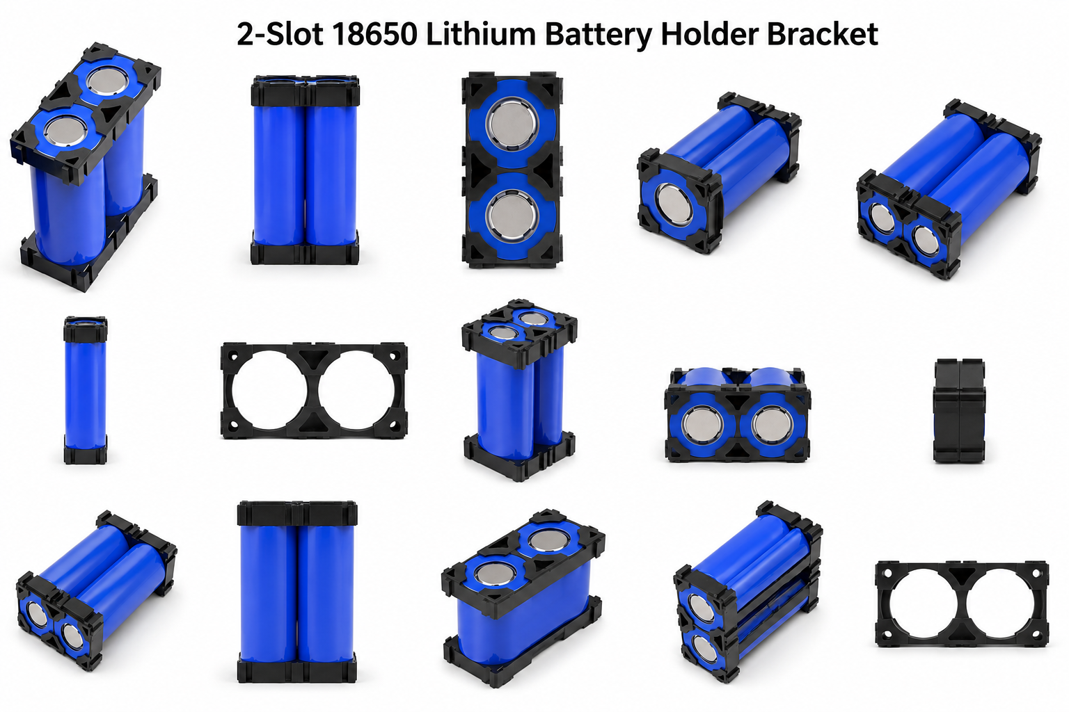 Plastic 18650 Battery Holder
