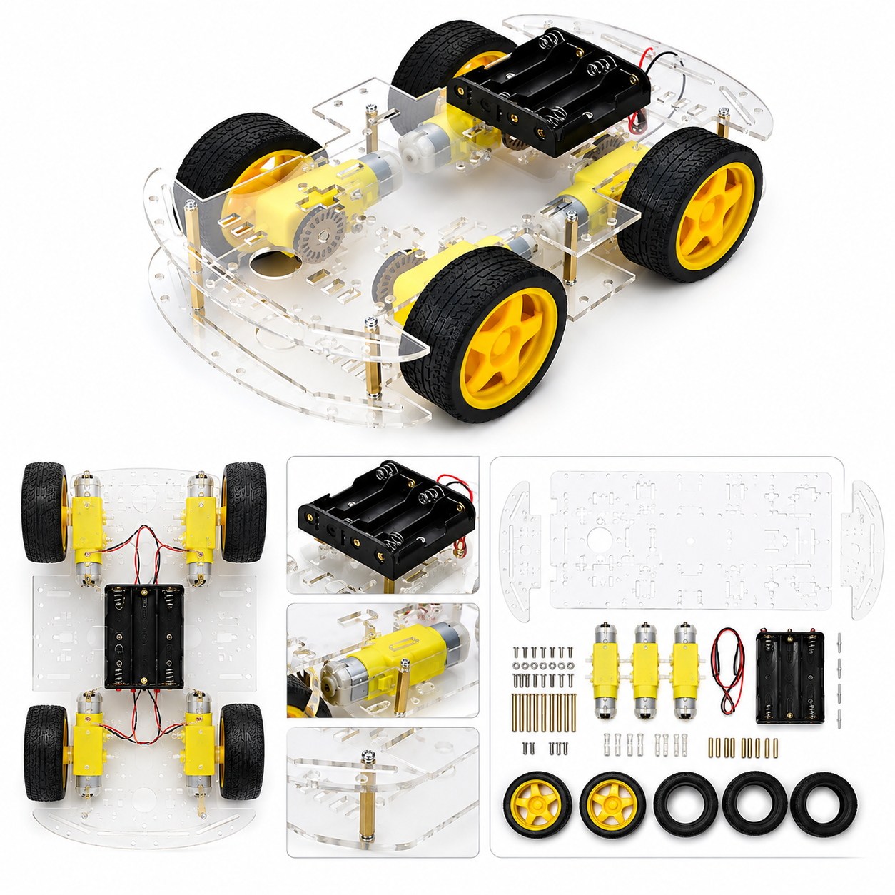 4WD Robot Chassis Kit