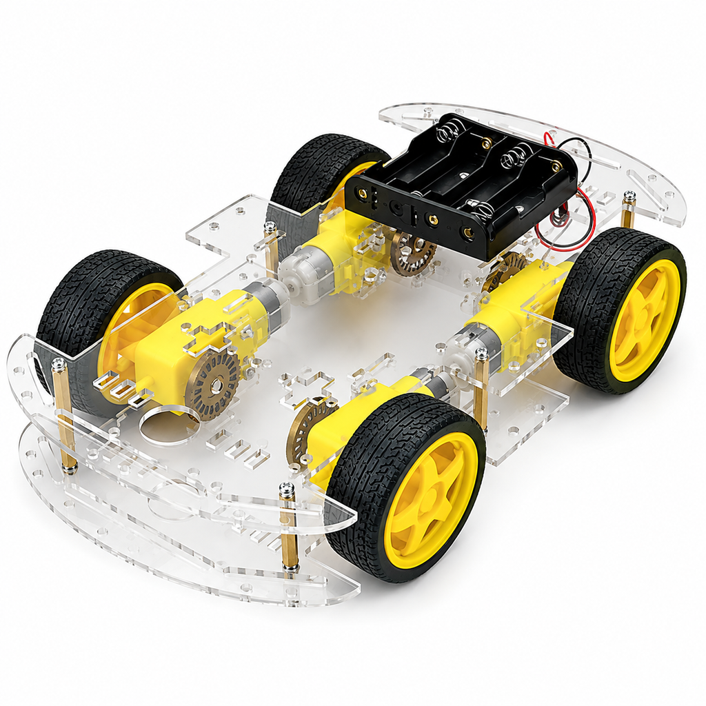 4WD Smart Robot Car Chassis Kit with 4 TT Motors