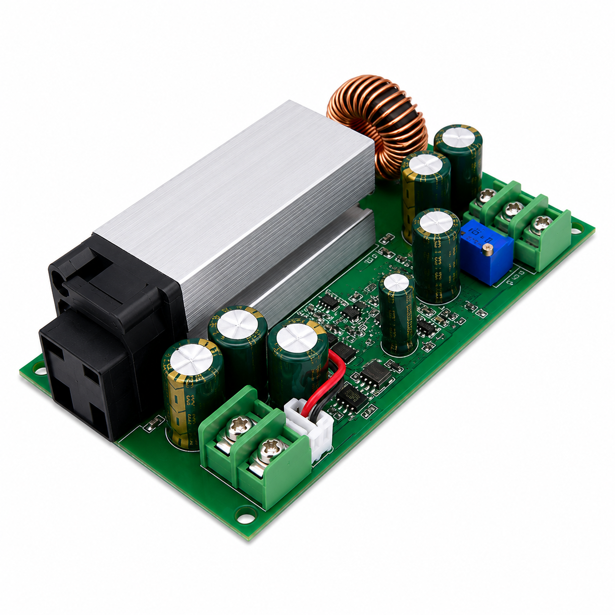 600W 25A High-Power DC-DC Adjustable Step-Down Buck Converter Module 12V–75V to 2.5V–50V