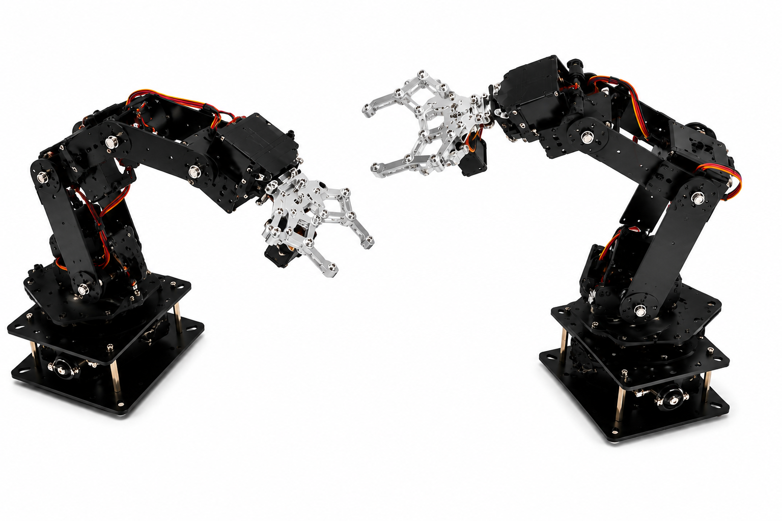 6 DOF Aluminum Robotic Arm Kit with MG996R Servos