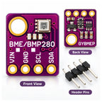BME280 module with unsoldered 4-pin male header
