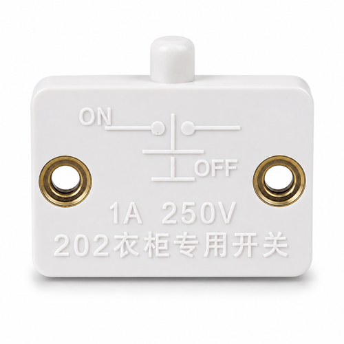 12V–220V Wardrobe Cabinet Door Light Push Switch