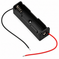 1 Cell 18650 lithium battery holder case with red and black wires