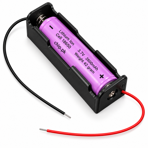 1 Cell holder with 18650 battery holder