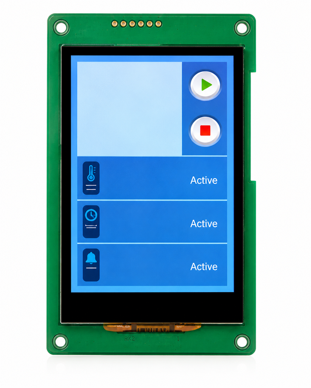 DWIN HMI LCD 3.5 Inch IPS Capacitive Touch front view