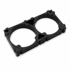 Dual 40mm Cooling Fan Mount Bracket for 3D Printer & Electronics right side