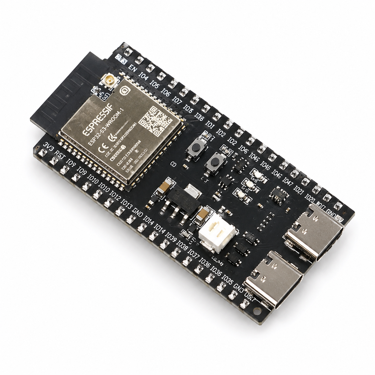 ESP32-S3 WiFi + Bluetooth Development Board USB-C front side
