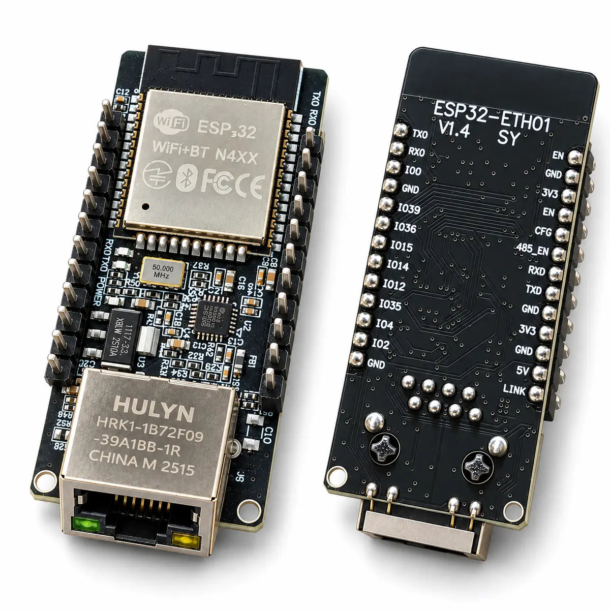 ESP32 Ethernet WiFi Bluetooth board for IoT networking projects