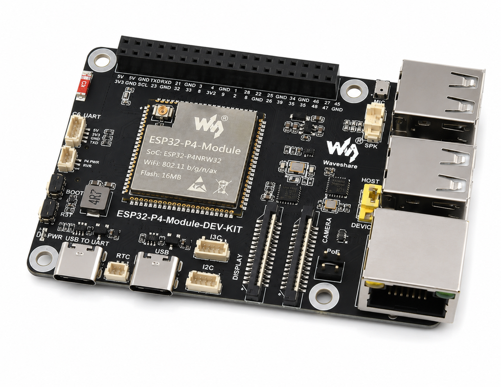 ESP32 Ethernet Development Board with RJ45 LAN & Wi-Fi Bluetooth right side