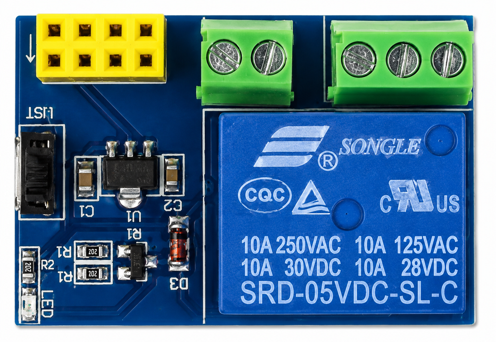 ESP8266 ESP-01 WiFi Relay Module for Smart Home IoT Automation Arduino and ESP32