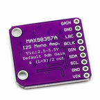 MAX98357A I2S Digital Audio Amplifier Module with Built-in DAC 3W Class-D Mono Amplifier Compatible with ESP32, Raspberry Pi, STM32, and Arduino I2S Projects