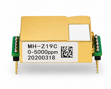 MH-Z19C NDIR CO₂ Air Quality Sensor for Arduino, ESP32 & Raspberry Pi