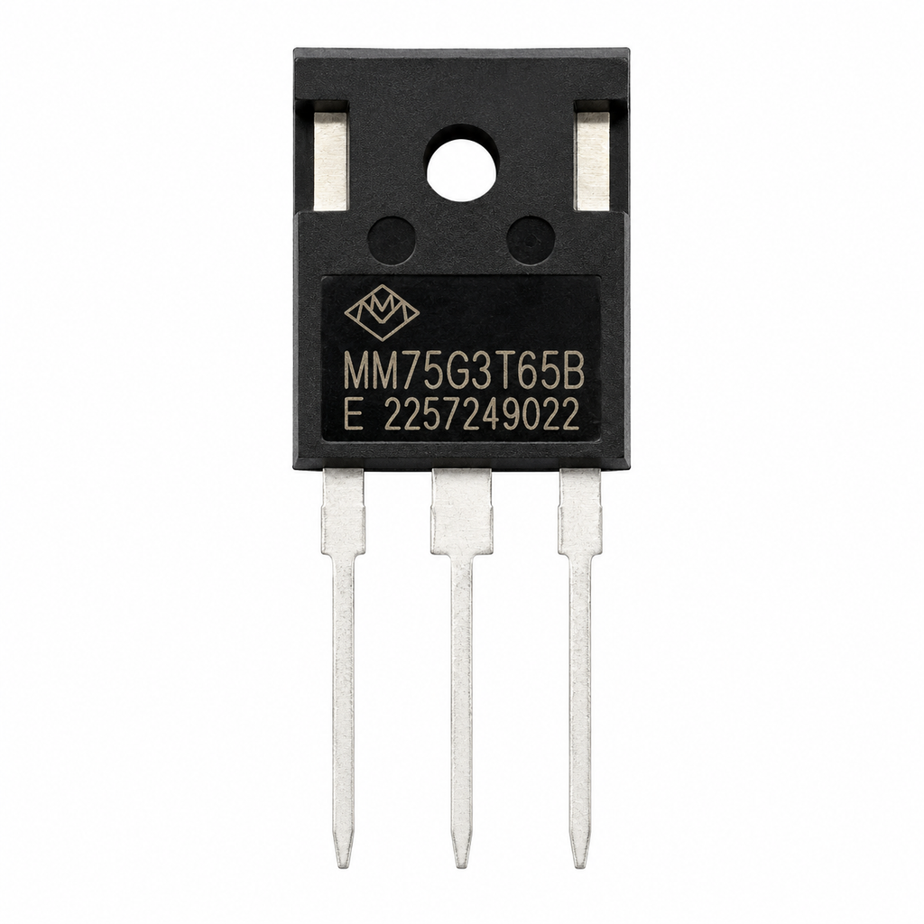 Front view of MM75G3T65B IGBT transistor