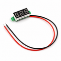 Mini Digital LED Voltmeter Module 2-Wire DC Voltage Display fornt