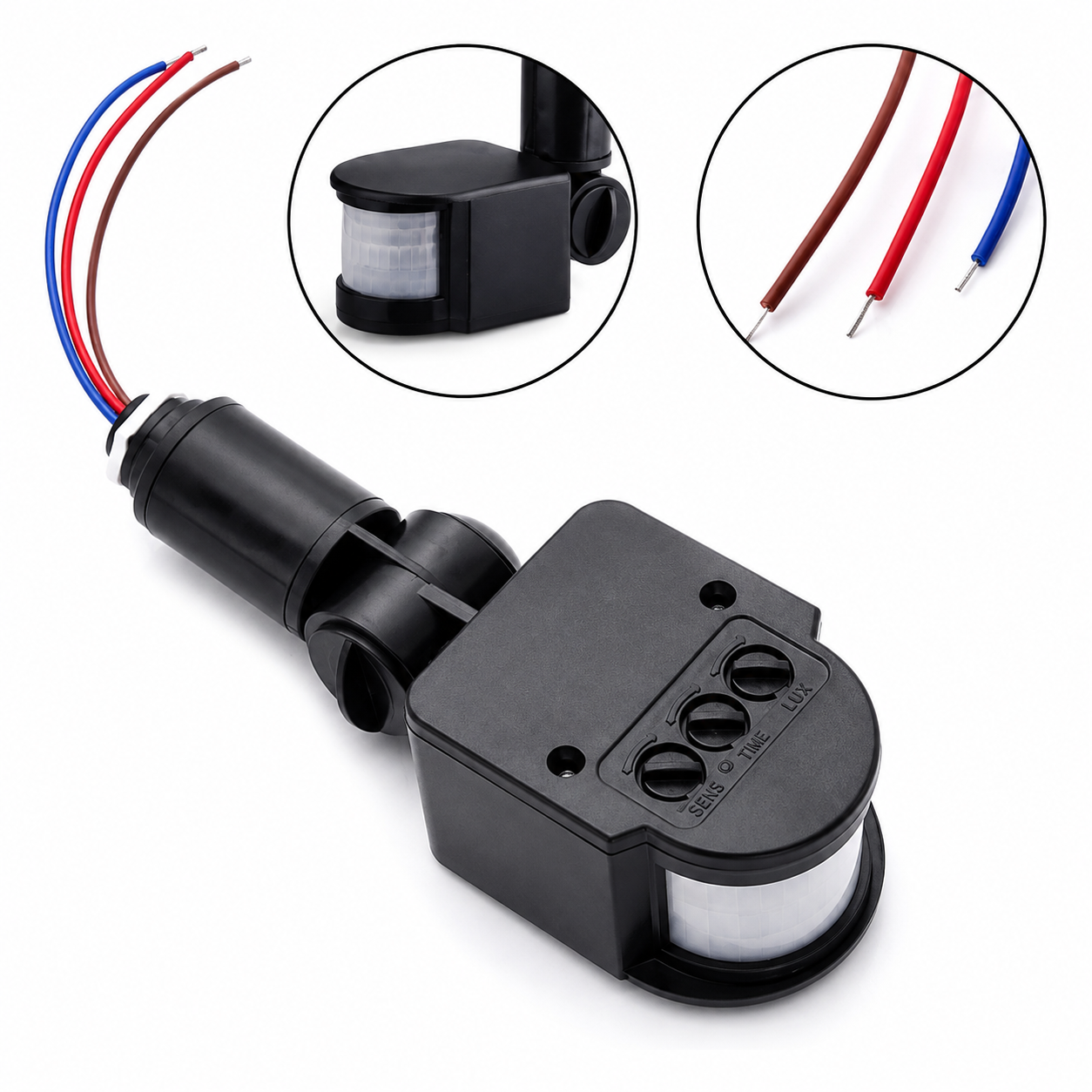 12V Infrared PIR Motion Sensor Switch 180 Degree
