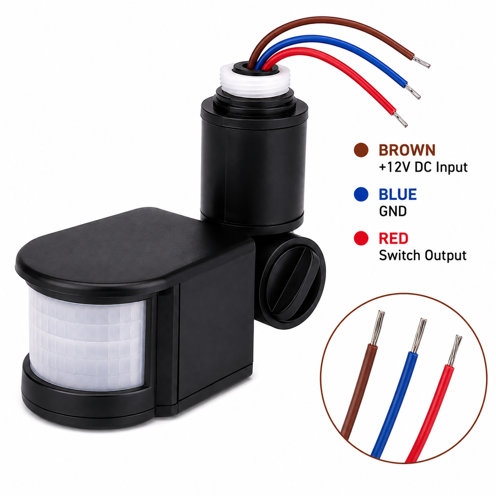 12V PIR Motion Sensor