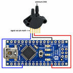 MPX5010DP pressure sensor for arduino and microcontroller projects