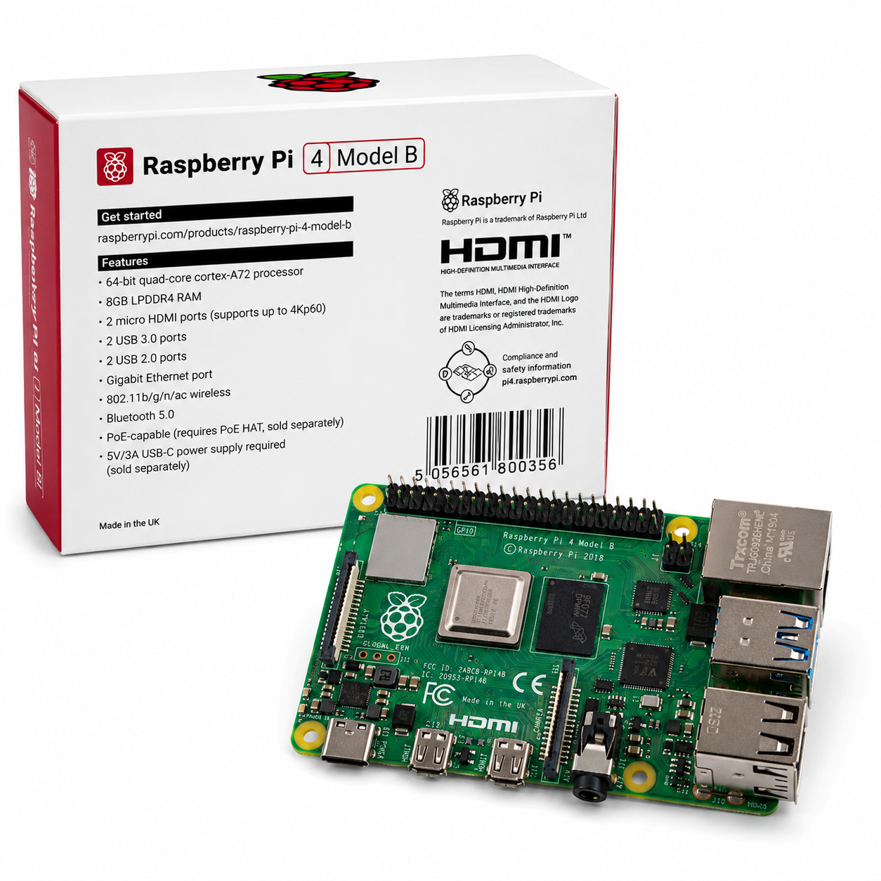 Raspberry Pi 4 Model B 8GB 
