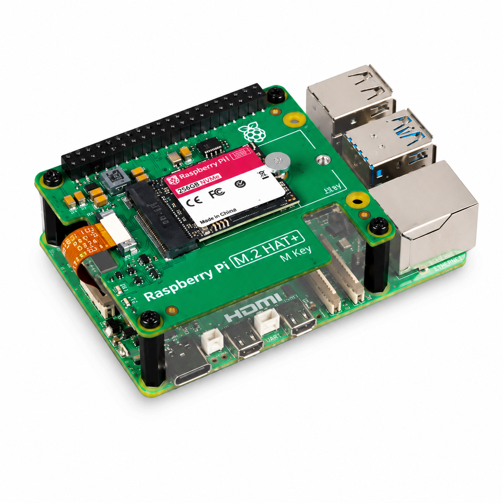 Raspberry Pi M.2 SSD Kit for Raspberry Pi 5 front side