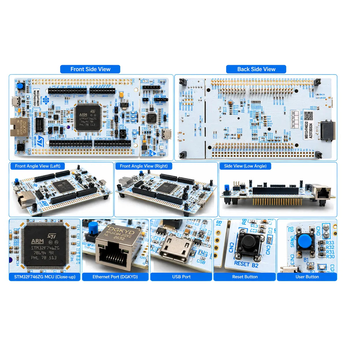 STM32F746ZG Cortex-M7 development board