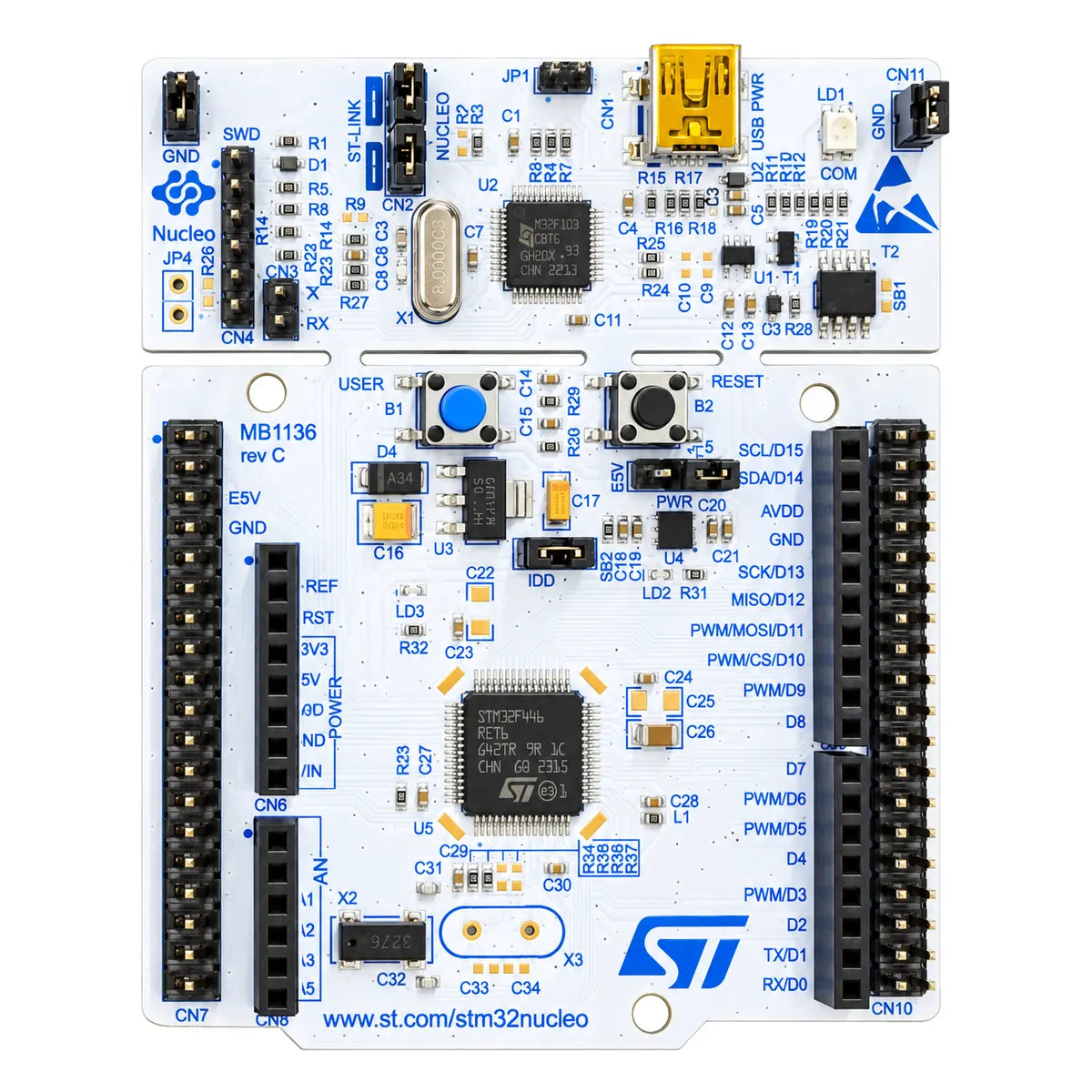 ST NUCLEO-F446RE STM32F446RE Nucleo-64 Development Board