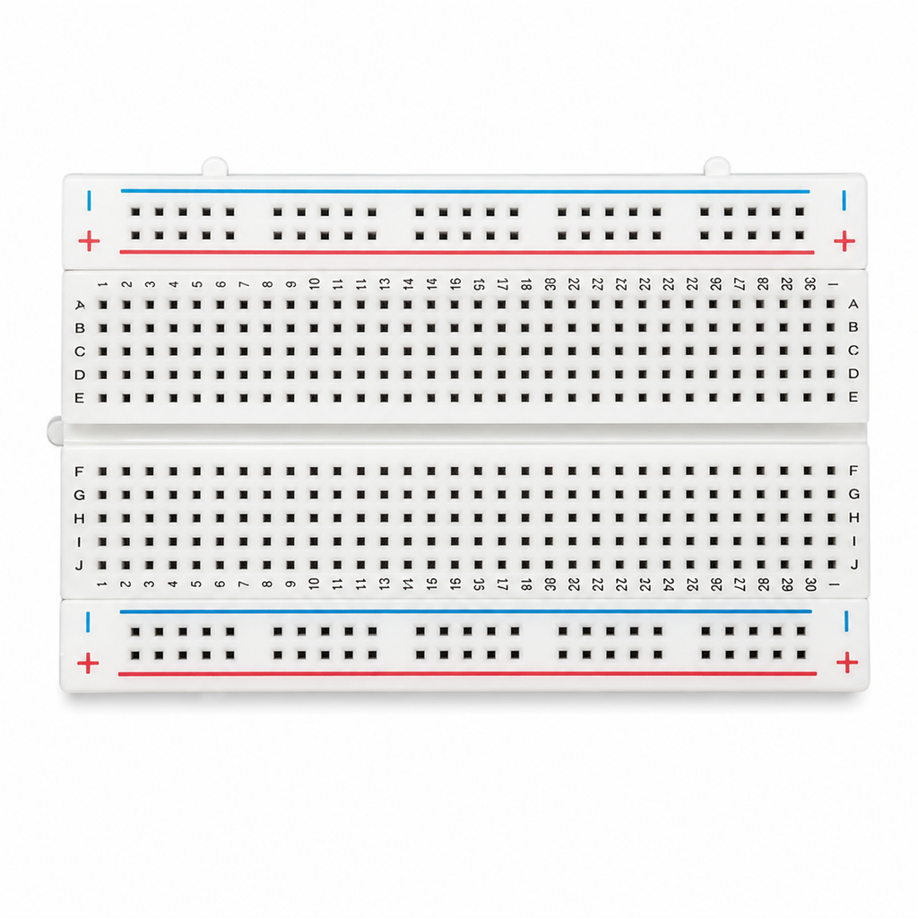 Solderless Mini Breadboard for Arduino front side