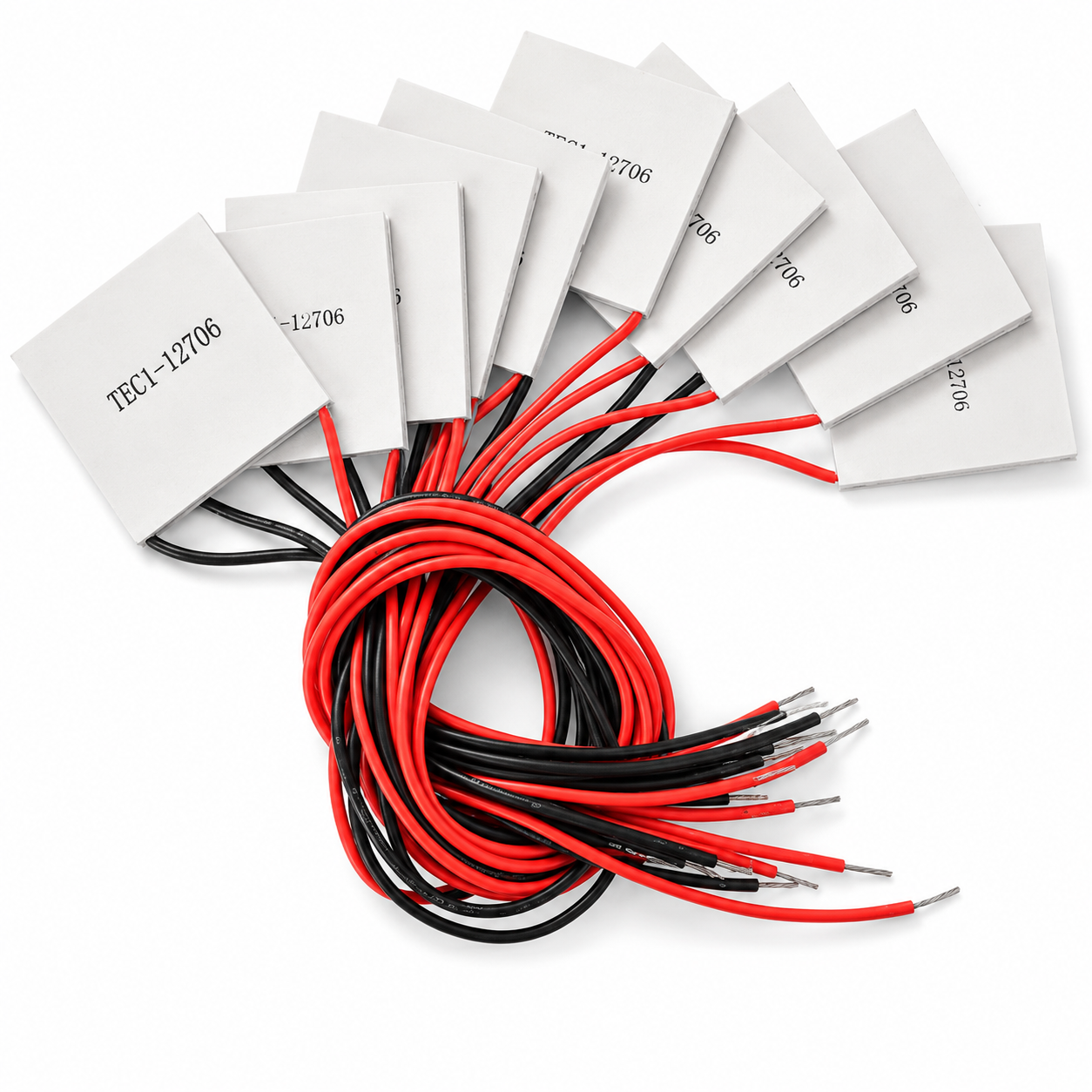 TEC1-12706 Thermoelectric Peltier Cooling Module 12V 6A 40x40mm Semiconductor Cooler for DIY Cooling Projects