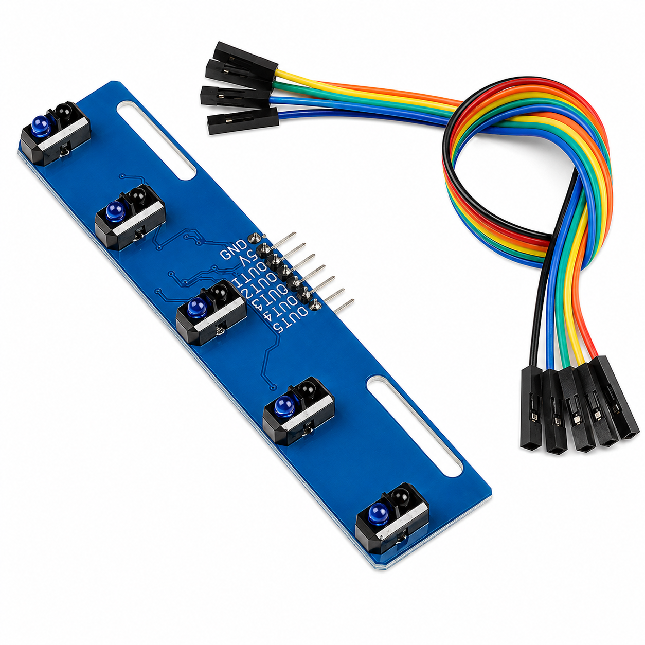 5 Channel IR Line Tracking Sensor Module (TCRT5000)