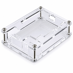 Transparent Acrylic Case for Raspberry Pi 4 Model B with Full Port Access and GPIO Support
