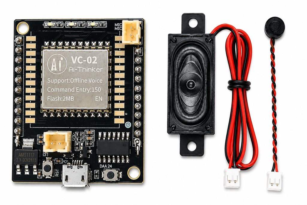 AI-Thinker VC-02 Offline Voice Recognition Development Kit