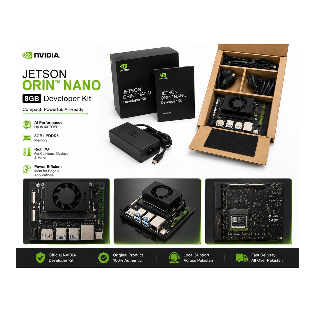 NVIDIA Jetson Orin Nano 8GB Developer Kit package