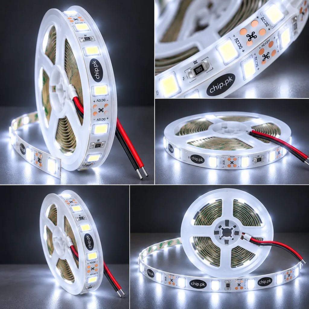 12 white led strip light for cabinets and decoration