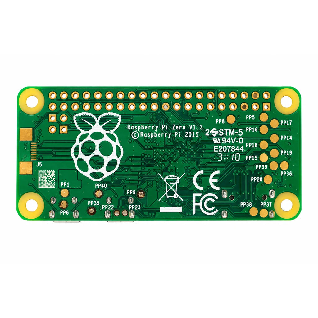 Raspberry Pi Zero V1.3 back side view