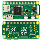Raspberry Pi Zero W V1.1 board showing Mini HDMI and Micro USB ports