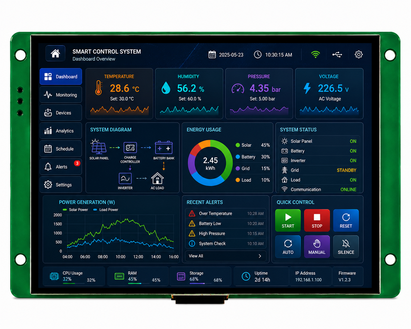 7 Inch HMI Touch Display