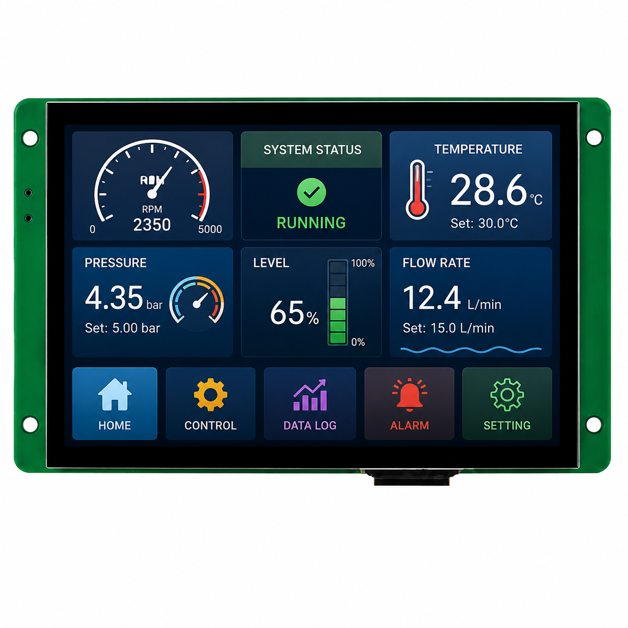 DWIN 5 Inch HMI LCD UART Touch Display DMG80480C050_03WTC