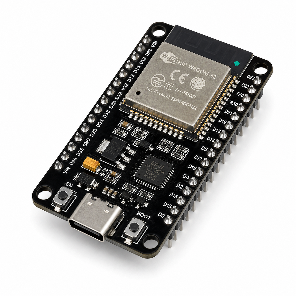 ESP32 30 Pin ESP-WROOM-32 WiFi Bluetooth Development Board USB Type-C Price 