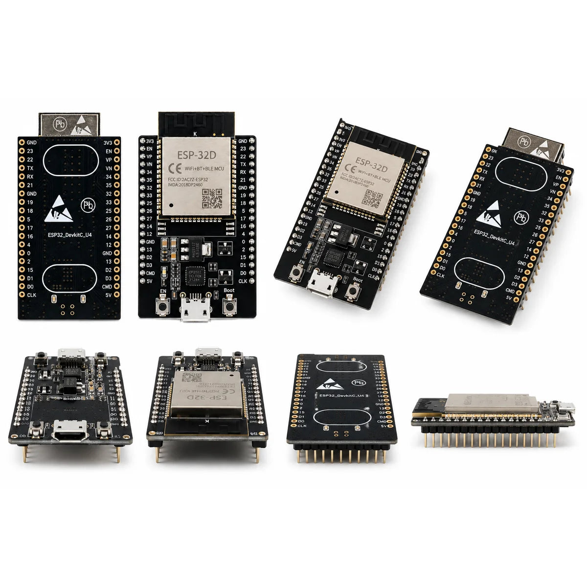 ESP32 WROOM 32D pinout
